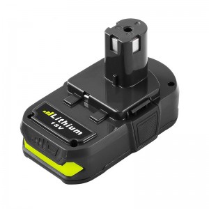 Ryobi P102, P103, P104 용 리튬 이온 1500mAh 18V 무선 공구 교체 용 배터리